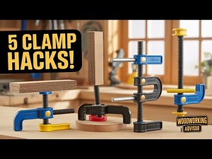 5 Genius Clamp Hacks Every Woodworker Needs to Know! | Woodworking Tips & Tricks