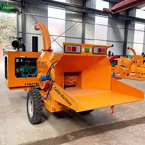 [Hot Item] Biomass Tree Branch Crushers Chipping Machine Mobile Diesel Wood Shredder Chipper Machine Wood Chipper