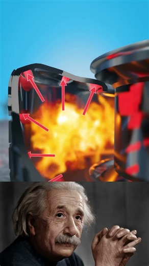 How the tire explosion trick works