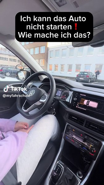 Wie startet man das Auto? (Automatikgetriebe)