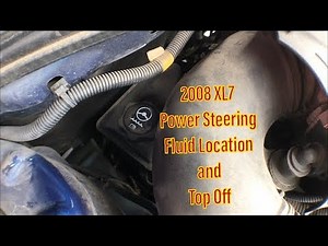 '08 Suzuki XL7 - Power Steering Fluid Topoff