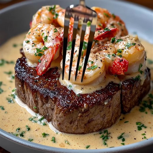1.3M views · 4.1K reactions | Filet Mignon with Shrimp and Lobster...