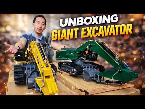 Two Absolute MONSTERS | 1/12 Handmade Hydraulic RC Excavators