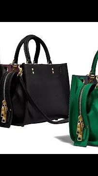 New! Coach bag rogue 25. Handbags Colorblock, green, black, tea rose, signature textile jacquard.