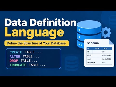 DATA DEFINITION LANGUAGE