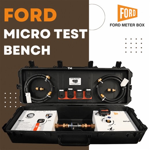 1.1K views · 11 reactions | Our Micro Test Bench is designed for onsite field diagnostic testing to quickly analyze meter accuracy or can be used as a temporary meter service. Introduction video: https://fmb.tv/videos/123 Operating video: https://fmb.tv/videos/124 For more information on this product visit: www.fordmeterbox.com | Ford Meter Box | Facebook