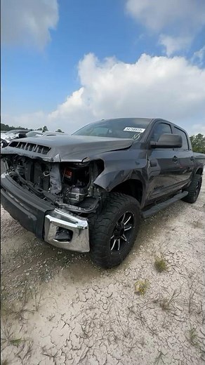 Tundra seminueva en Copart de Houston tx con poco daño #subastas #automobile #copart