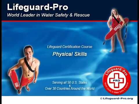 Lifeguard-Pro Skill #16 - Entry - Stride Jump Entry and Swimming Approach