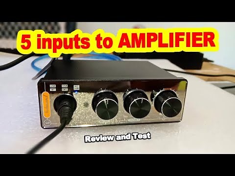 Testing Nobsound Q4 Mini Bluetooth 5.0 Stereo to AMPLIFIER "home audio system setup"