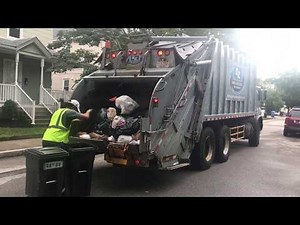 EZ Disposal & Recycling R-215 ~ Mack MR Leach 2RII Packmaster Rear Loader