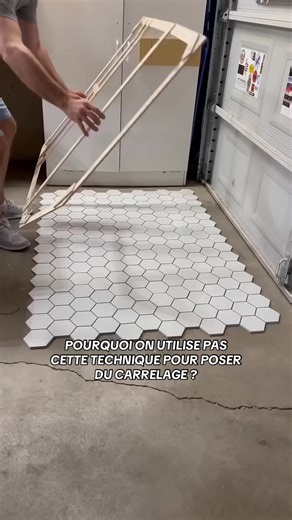 Méthode de pose de carrelage #artisan #bricolage #renovation #construction #travaux