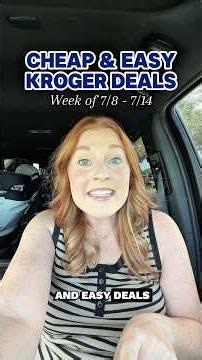 Insane stacking digital coupon deals at Kroger!! 🔥 #kroger #couponing #deals #savingmoney
