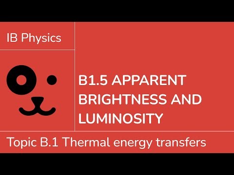 B1.5 Apparent brightness and luminosity [IB Physics SL/HL]