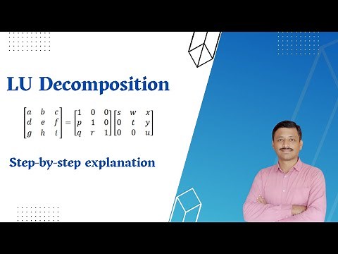 What is LU decomposition of the matrix? (Concept overview and solved examples)