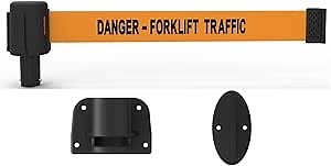 PLUS Wall Mount System, Orange Danger - Forklift Traffic Belt PL4120