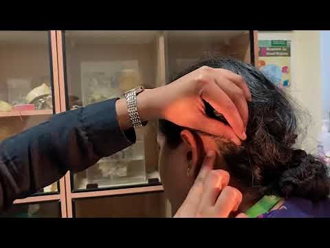 Examination of mastoid