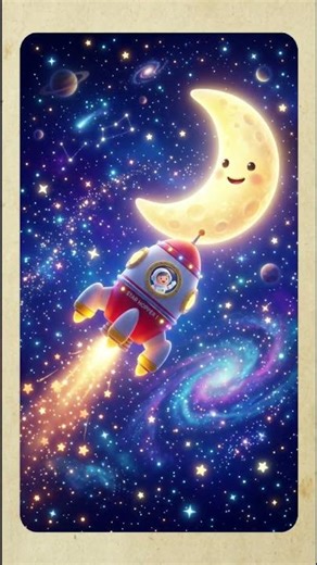 Little Rocket 🚀 Kids Song | Space Adventure #shorts