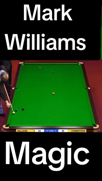 Mark Williams' Incredible Snooker Shot Showcase