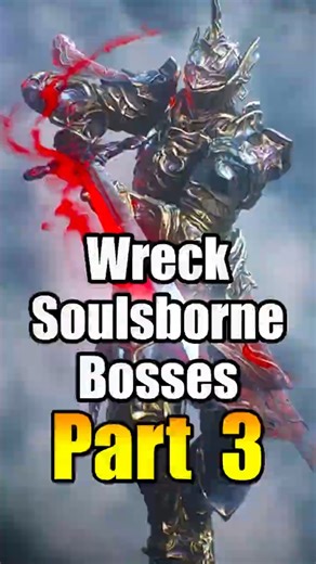a weird tip to wreck any Souls boss