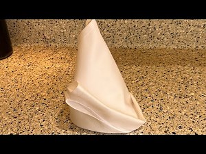 Cone napkin folding tutorial ‪@aarongabrinao8343‬