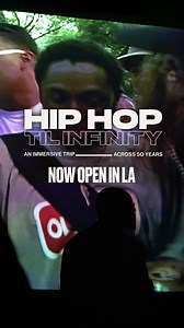 The hiphoptilinfinity exhibit in LA featuring 360 projections, rare photos, artifacts, merch & more. Open now till March 18. Tickets at hiphoptilinfinityla.com | Snoop Dogg
