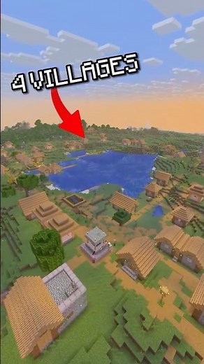 Minecraft Seed with 4 VILLAGES? (0.001%)