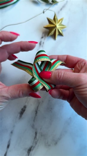 ✨ Easy way to tie a small ribbon! #craft #ribbon