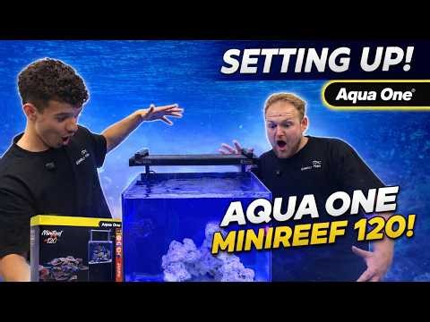 How to Set Up an Aqua One Mini Reef 120 | Beginner Reef Tank