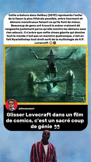 Ce Monstre Géant Est en Fait une Icône de Lovecraft 😳👹 | Hellboy (2019)