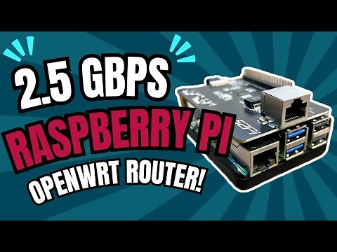 A Raspberry Pi 5 OpenWRT Router with 2.5Gbps LAN!