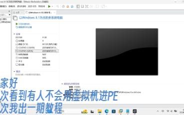 VMware虚拟机进PE教程