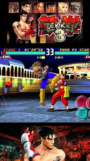 KING HIDDEN ATTACKS 😱 | Tekken 3 #shorts #arcadefight