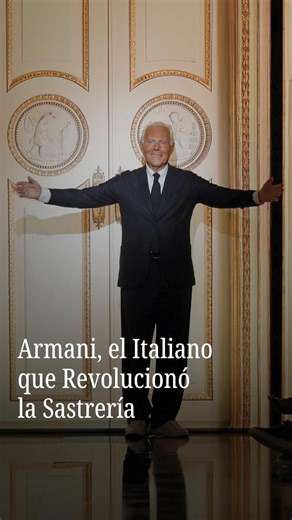 Giorgio Armani falleció a la edad de 91 años. A pesar de que aún no se conoce el motivo de su muerte, en meses anteriores se había dado a conocer que tenía problemas de salud. En el comunicado que emitió su compañía, se informó que su funeral se llevará a cabo en Milán durante el fin de semana del 6 y 7 de septiembre. #giorgioarmani #armani #moda | NMás