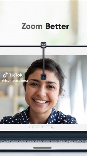 Work better with iContact Camera #icontactcamera #eyecontactwebcam #eyelevelwebcam #midscreenwebcam #webcam