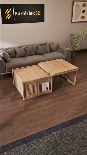 ModuShift Coffee Table with Twin Drawers