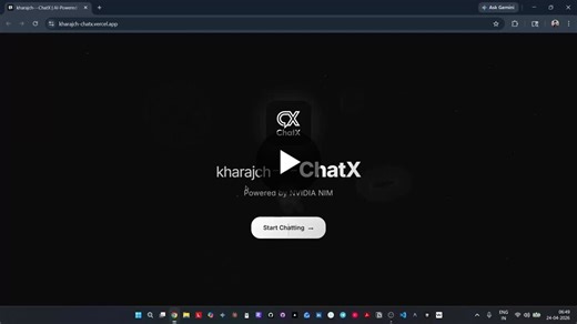 #ai #nextjs #nvidia #webdesign #reactjs #fullstack #opensource #machinelearning | Kharaj Chakraborty