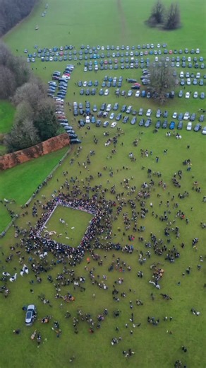 Beaufort Hunt on Instagram: "This is what standing united in the face of adversity looks like. Thousands of people gathered today across the country to support hunts and we were so delighted to see over 3000 of you at Worcester Lodge today – thank you. Hunts are woven into the fabric of rural life. We’re the reason the footpath you like to walk on isn’t overgrown, we’re the reason your local pub still runs, we’re the reason your elderly neighbour is always looked after – we are not just part of 