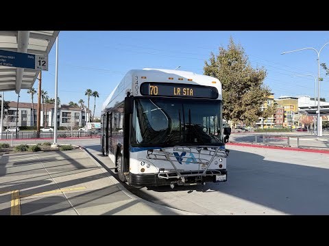 VTA 3403 on Route 70 - 2023 Gillig Low Floor Plus HEV 40’