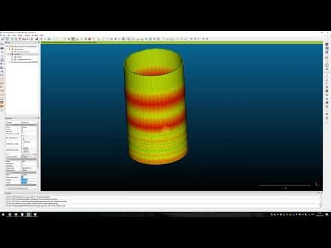 Vertical Shaft/Tank analysis with point cloud data