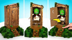 ✂️ DIY Shrek's Secret Coin Bank From Cardboard 🐸💰 Impatient Sam can't live a day without crafting! And this is not surprising. Because Sam and Sue always make excellent crafts. So today Sam started bothering Sue again, because it's time to prepare a new craft... But they still need to figure out what exactly they will craft! Sue has an idea! Today we'll make... a funny toilet coin bank with a well-known character! Catch the hint, guys! He's green… and he has a very annoying Donkey friend. That