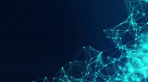 Video Animation Abstract Network Connection Structure Digital Background Dots Lines