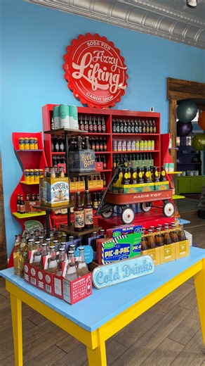 Fizzy Lifting Soda Pop Candy Shop on Instagram: "We’re turning up the fizz! 🫧 New layout. Bigger soda pop selection. A whole room of bubbles. Welcome to the next chapter of Fizzy Lifting Soda Pop Candy Shop. #funfindsatfizzy #fizzyliftingsodapopcandyshop #warwickny #craftsodalovers #sipsiphorray"