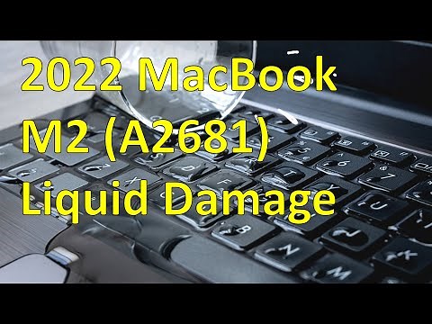 2022 M2 Macbook Air | Disassembly Tear-down Guide | Liquid Damage | Repair Keyboard/Remove Liquid