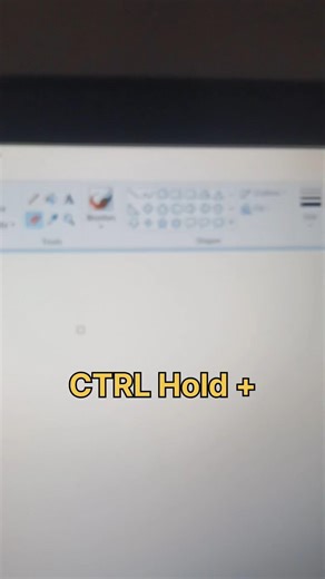 MS Paint me Text Chhota–Bada Karne ka Secret Shortcut! 😲#MSPaint#PaintShortcut