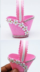 64K views · 830 reactions | Most Beautiful Mini #Basket Making Easy Tutorial at Home #reelsinstagram #reelsviral #trend #trendingreels | Origami Art & Crafts | Facebook