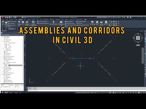 Assemblies and Corridors in Civil 3D