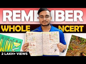 How I scientifically memorised whole Biology for NEET Exam | Revise faster , Retain longer | AIIMS