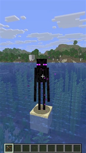 IMMUNITY ENDERMAN #566 MINECRAFT CURIOSITIES AND SECRETS #minecraft #minecraftcuriosities #short