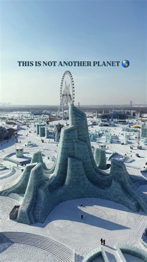 An entire city made of ice 🧊🏰 Welcome to the Harbin Snow & Ice Festival in China 🇨🇳 where thousands of massive ice castles, sculptures, and glowing night displays built entirely from ice. Harbin genuinely feels like a frozen city from another world. 🗓 Expected dates The park usually begins opening between Dec 20–25, 2025 🎆 Official opening ceremony: Jan 5, 2026 ✨ Ice sculptures and light displays typically run through late February 2026 ❄️ When to visit? 🎄 Around Christmas Be among the fi