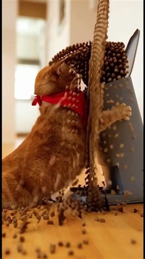 The Physics of Orange Cat Inertia #catsoftiktok #fail #physics